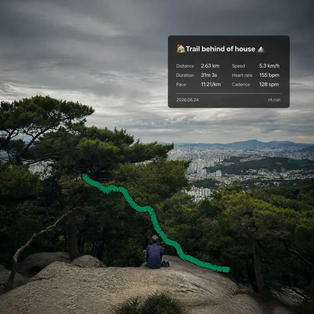 RunCover 결과 이미지 예시 2